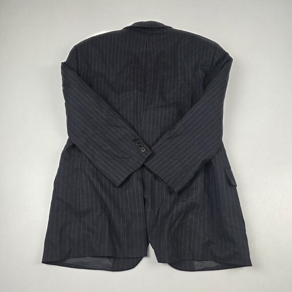 Brooks Brothers 346 Blazer Mens 42S Gray Pinstripe Wool Stretch Notch Lapel - Picture 10 of 15